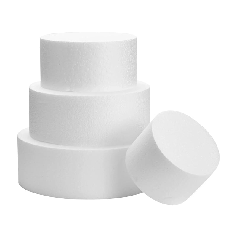 10x10x5 Inch Round Thermocol/styrofoam Dummy
