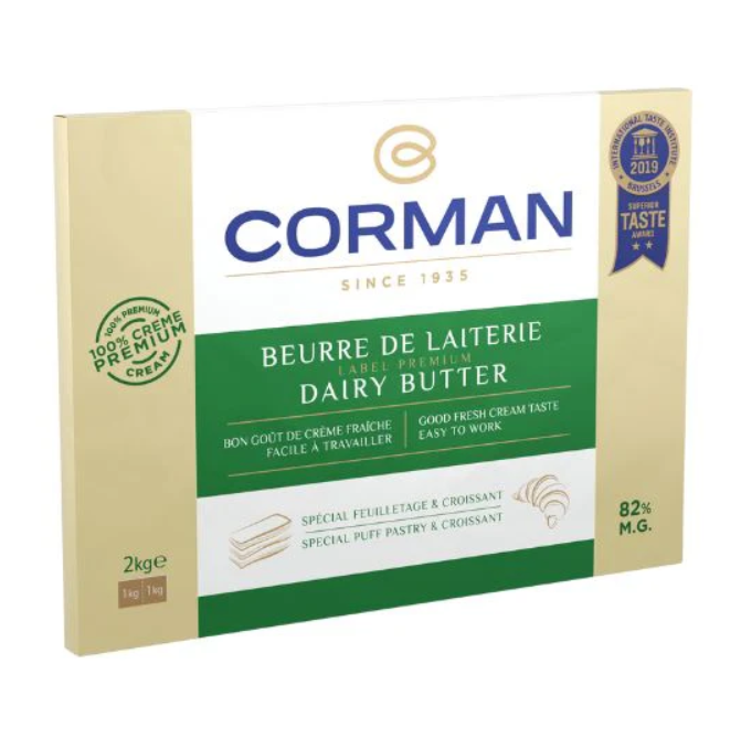 Corman Buttersheet 82% 5x2kg