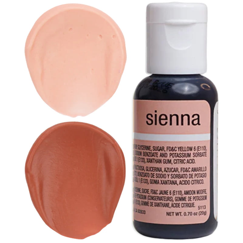CHEFMASTER GEL COLOUR - SIENNA 20GM