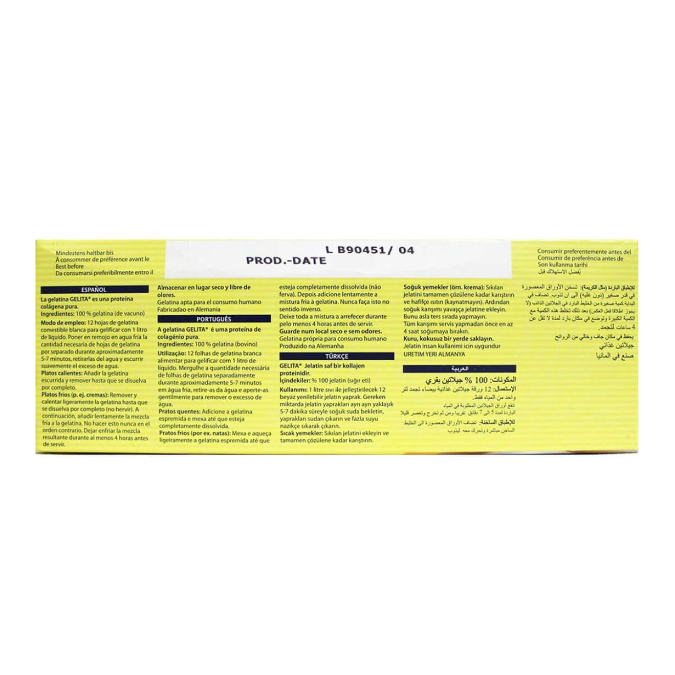 GELITA GELATINE SHEET