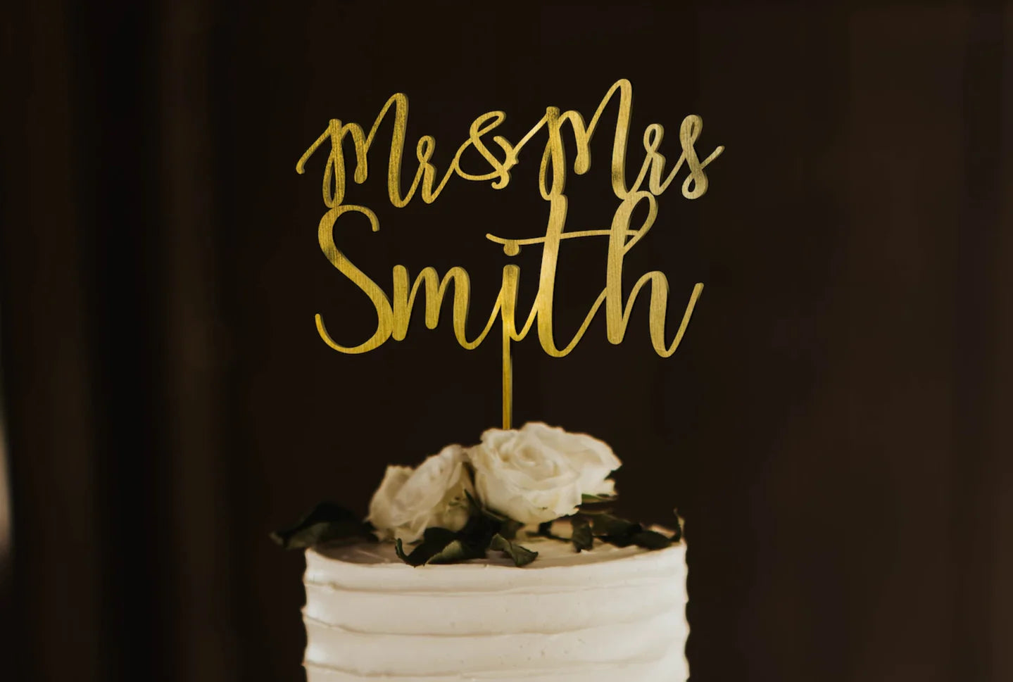 CUSTOMIZED ACRYLIC CAKE TOPPER