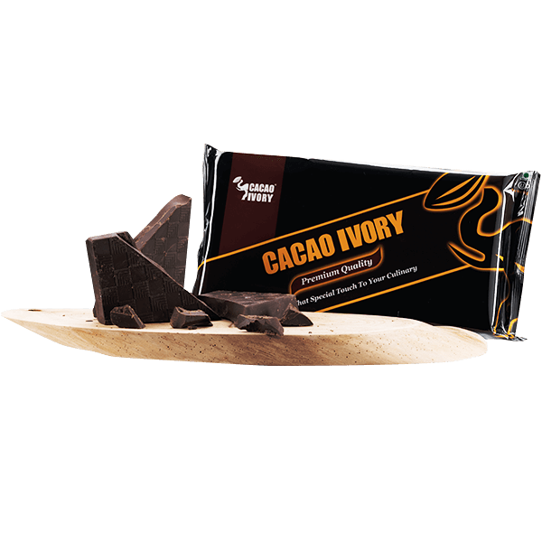 CACAO IVORY DARK COMPOUND CHOCOLATE BAR 1 KG