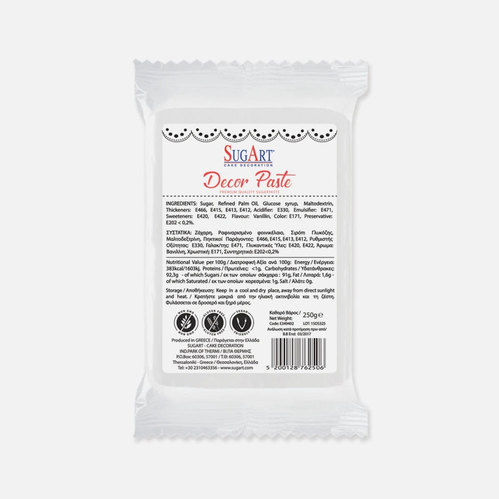 Sugart Decor Paste White 1kg