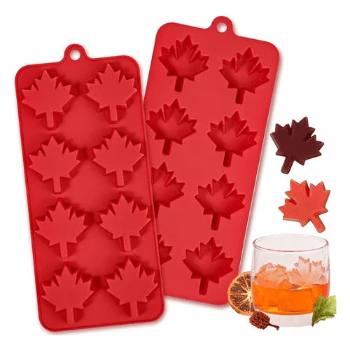 Maple Leaf Shaped Chocolate, Jelly Silicone Mould