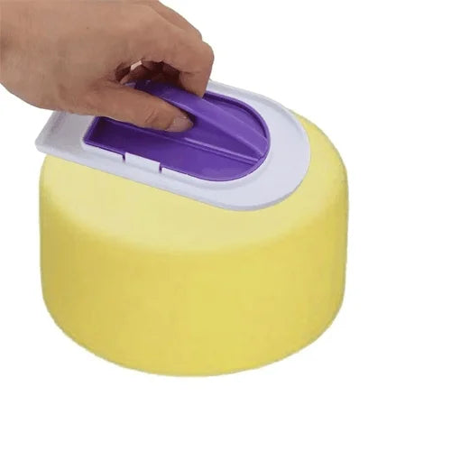 2pc Cake Smoother Polisher Scraper Plastic