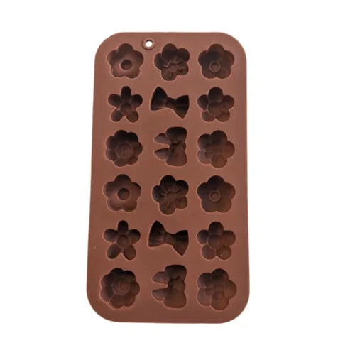 Mix Flower Shaped Chocolate Silicone Mould