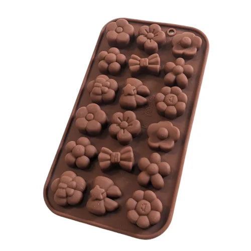 Mix Flower Shaped Chocolate Silicone Mould