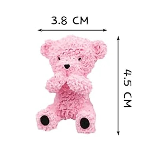 Merry Christmas Cute Teddy Bear Shape Silicone Cake Topper Version-2