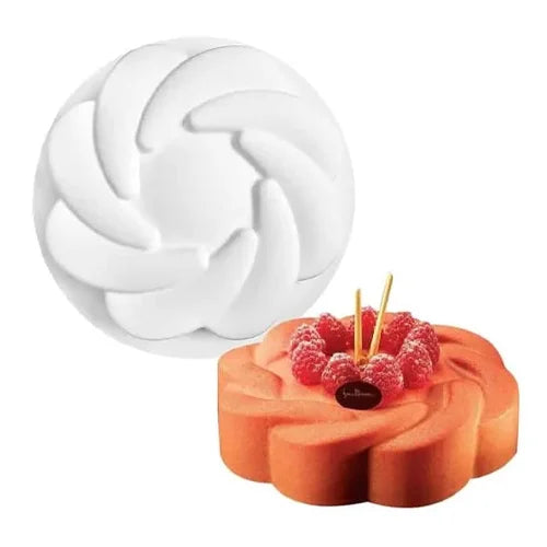 Flower Shaped Mousse Cake,Chocolate, Jelly, Candy Silicone Mould 1pc version – A