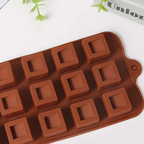 Square Shaped Chocolate, Jelly, Candy Silicone Mould