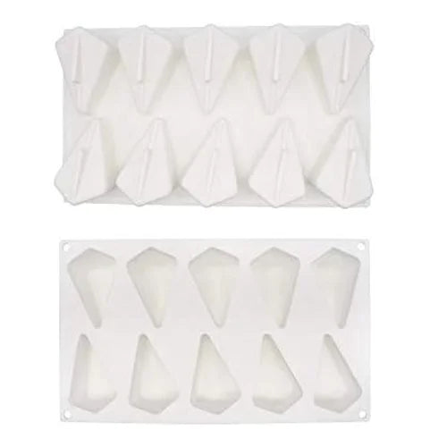 10 Cavity Merry Christmas Magic Star Shaped Ice Cream, Chocolate Mousse cake Silicone Mould 1pc