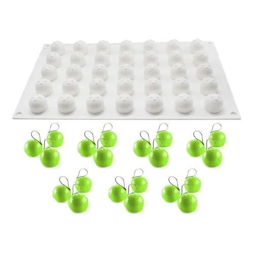 Mini Ball Round Shaped Ice Cream, Chocolate Mousse cake Silicone Mould 1pc