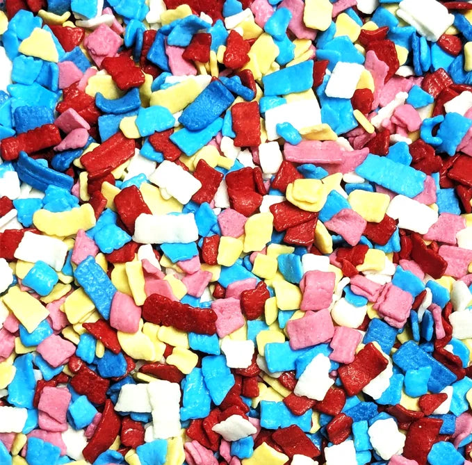 Multi Colour Chunk Shape Sprinkles