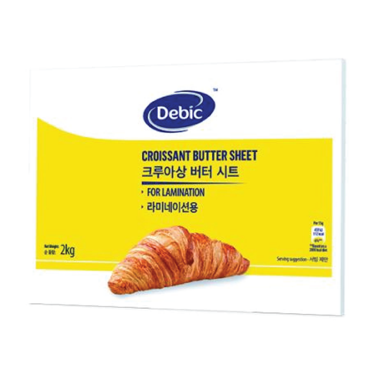 Debic Croissant Butter Sheet 2KG