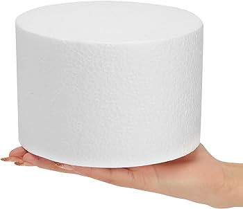 6x6x4 INCH ROUND THERMOCOL/STYROFOAM DUMMY