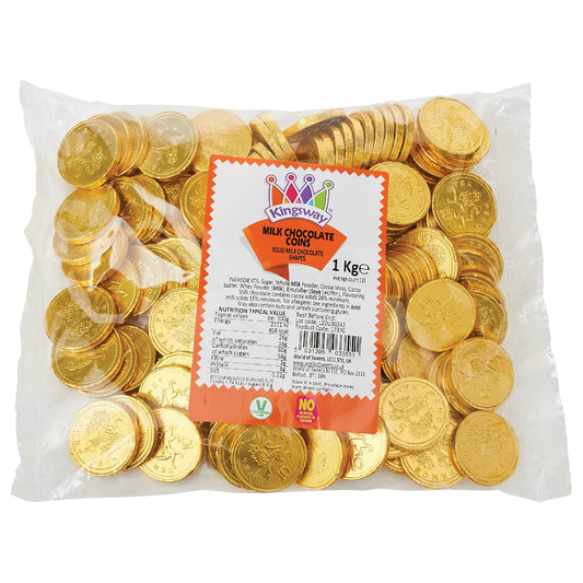 Milk Chocolate Compound Coins (Jordan) 1kg