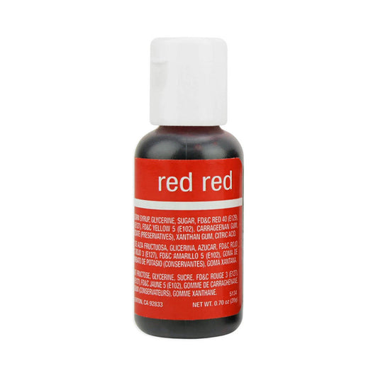 CHEFMASTER GEL COLOUR - RED RED 20GM