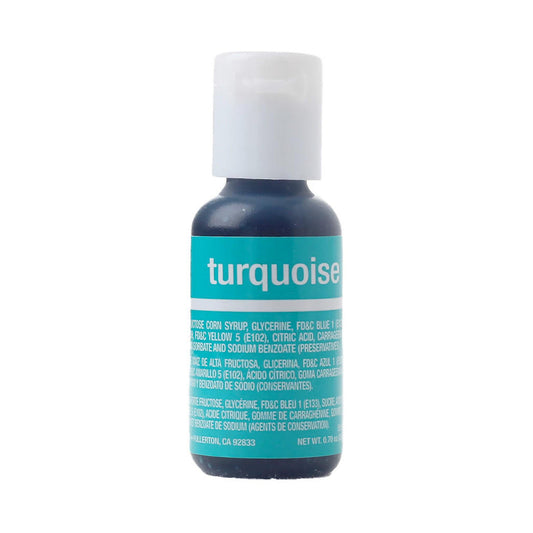 CHEFMASTER GEL COLOUR - TURQUOISE 20GM