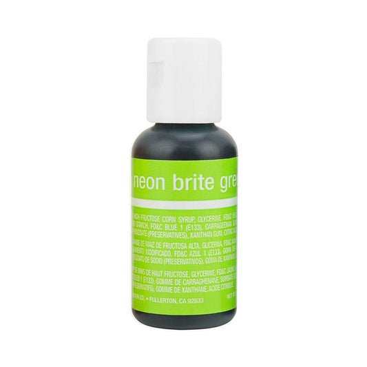 CHEFMASTER GEL COLOUR - NEON BRIGHT GREEN 20GM