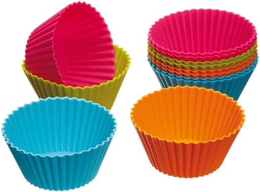 Silicone Muffin Round Mould 6pcs Set