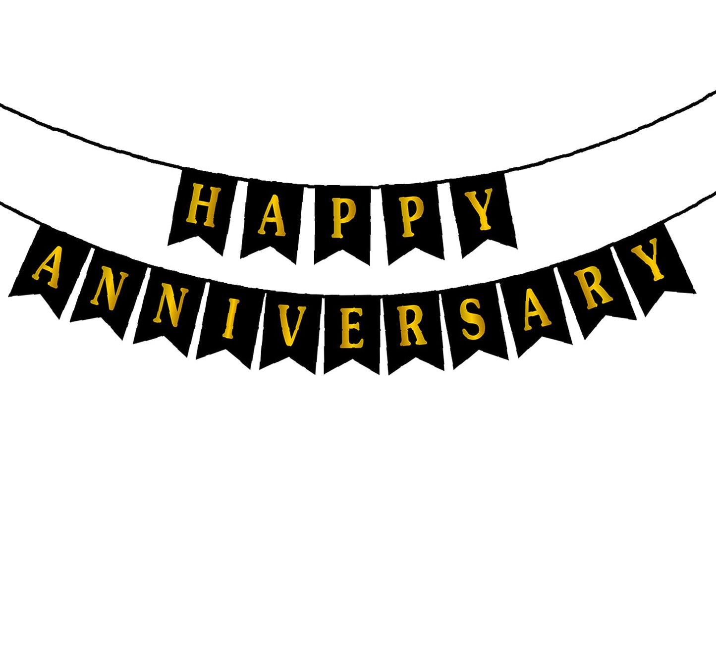Happy Anniversary Paper Banner