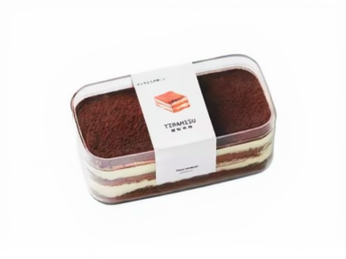 Acrylic Tiramisu Container For Cakes & Desserts JNH 001-8OZ