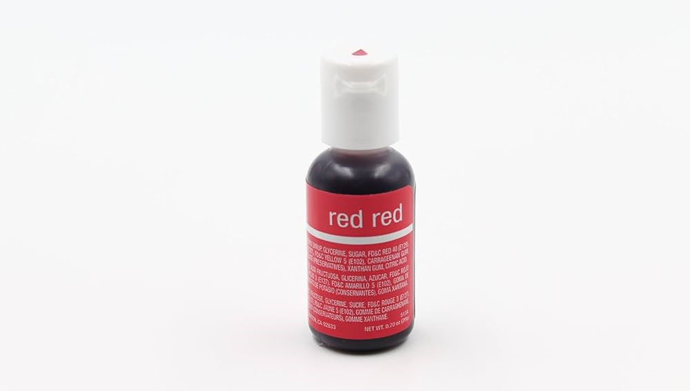 CHEFMASTER GEL COLOUR - RED RED 20ML