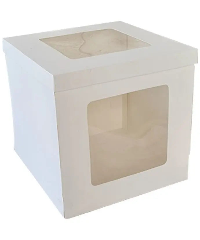 Tall Cake Box 31cmX31cmX31cm (12x12x12inch)  With Window(Top & Front)