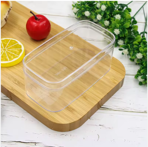 Acrylic Tiramisu Container For Cakes & Desserts JNH 001-8OZ