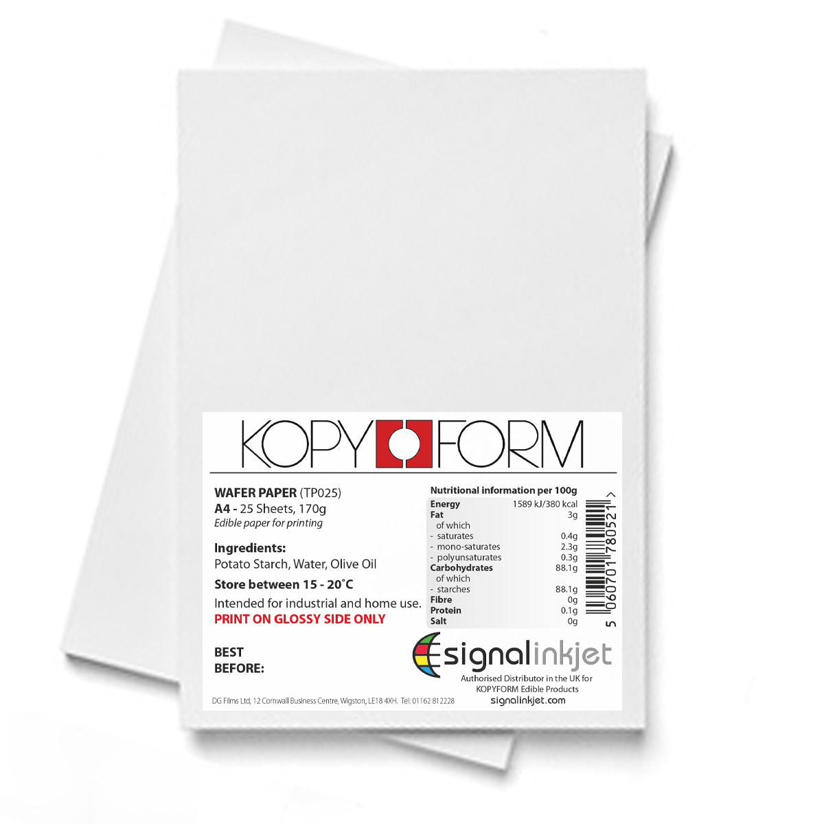 Kopyform Frosting Sheet A4