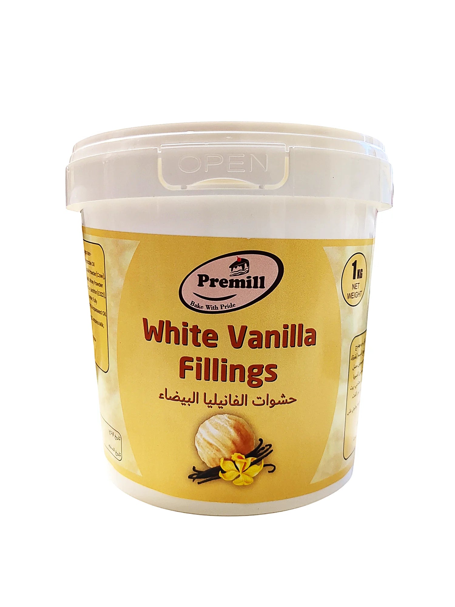 Premill White Vanilla Cream Fillings